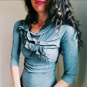 Anthropologie Ric Rac Ruffle Top